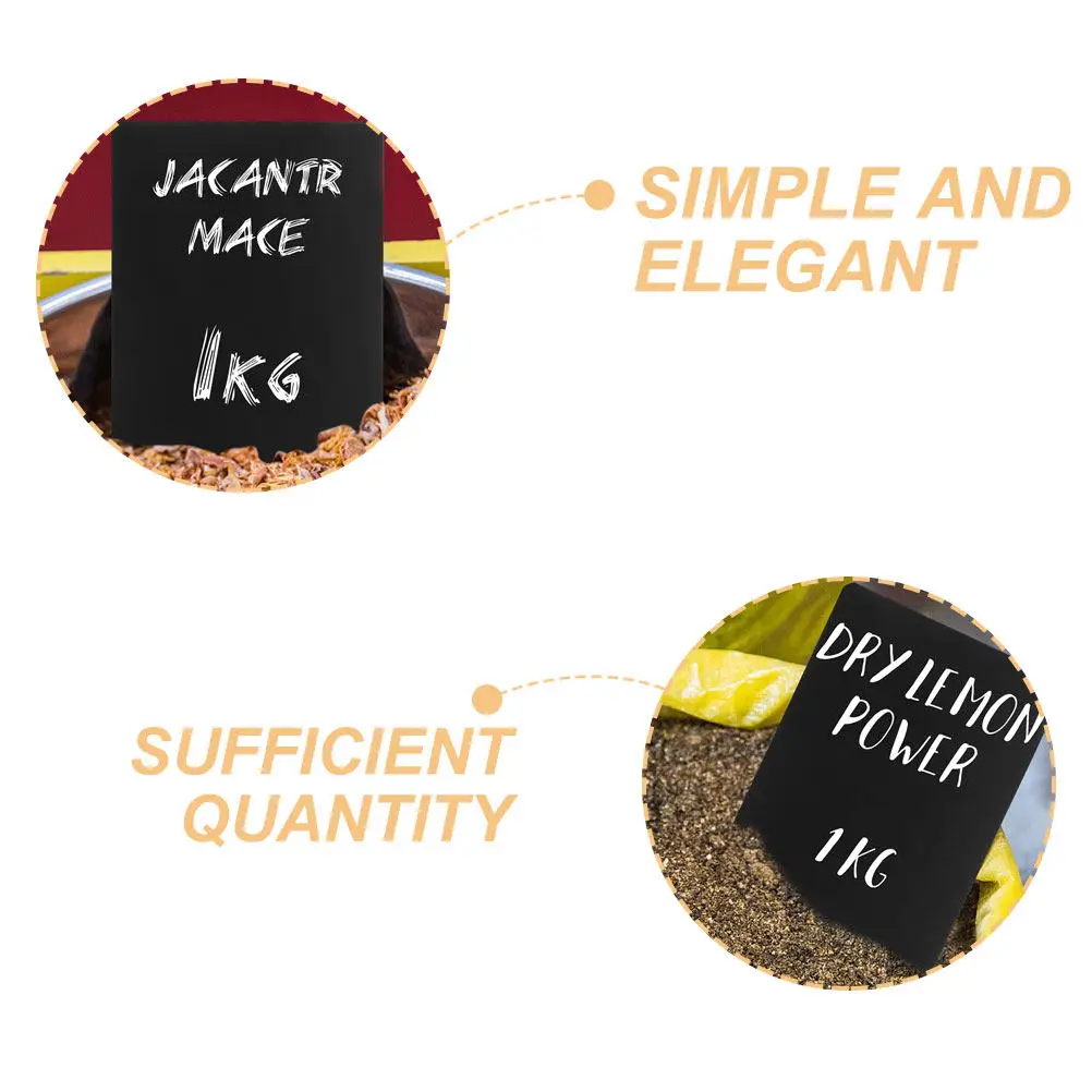 

8Pcs Elegant Mini Chalkboard Signs Erasable Food Labels Price Tags Buffet Display Party Event Retail Vendor Catering Table