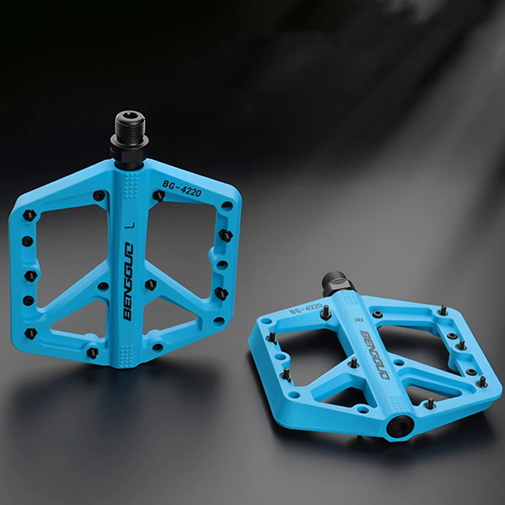 

DU подшипники велосипедные педали Нескользящие велосипедные педали на платформе Широкие педали на платформе Аксессуары для велосипеда