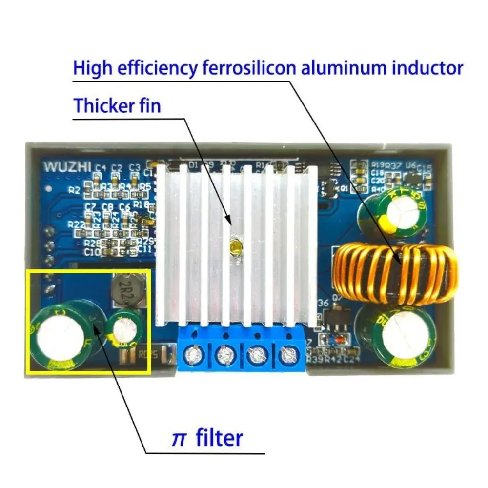 ZK-4KX DC DC Buck Boost Converter CC CV 0.5-30V 4A 5V 6V 12V 24V Moduł zasilania Regulowany zasilacz laboratoryjny z regulacją