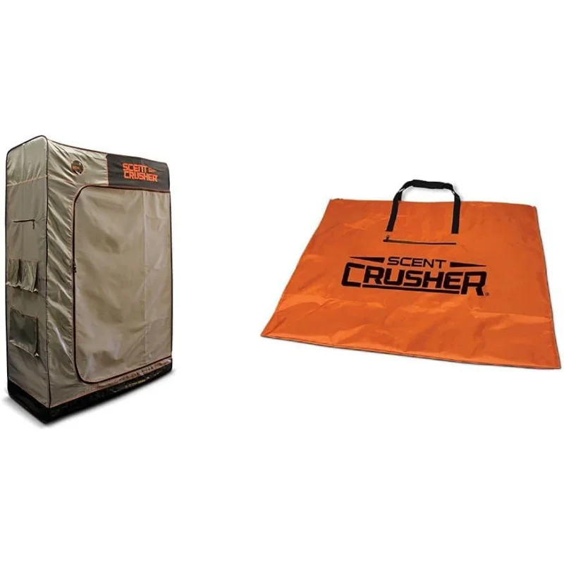 Scent Crusher Series Locker - Includes Battery Operated Portable Ozone Generator & Multi-Use Free To