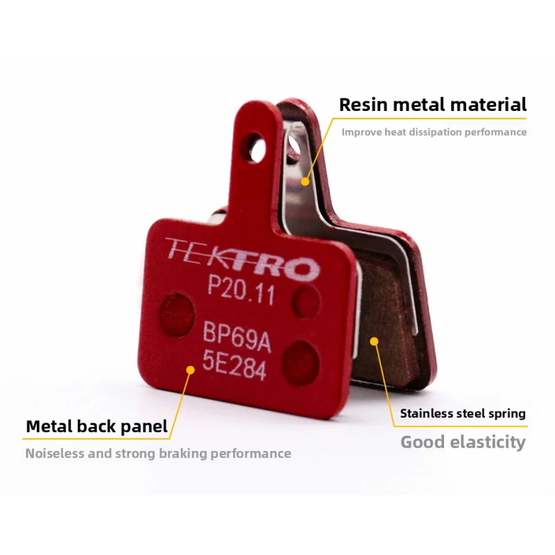 

tektroYanhaop20.11Lai Ling Pads Ceramic Composite Brake Pads Resin Metal Wear-Resistant Disc Brake Pads with Tools