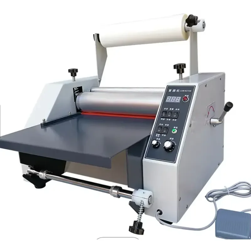 Electric Cold and Hot Roll Laminating Machine 350mm/450mm/650mm Width