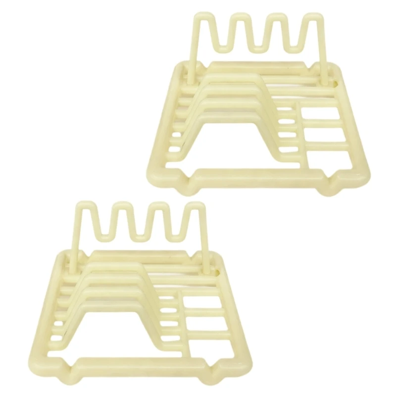 

1/12 Scale Miniature Dish Rack Plastic Model Figure Doll House Kitchen Accessory 15UB