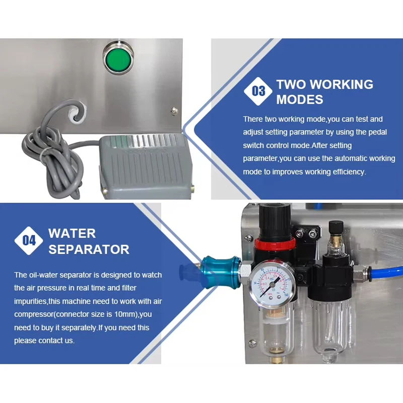 

PBOBP Liquid Filling Machine Diaphragm Pump Bottle Tube Vial Perfume Mineral Water Juice Oil Electric Digital