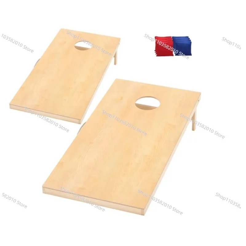 Solid wood corn hole plate set with bag adjustment size corn hole game Christmas other occasions popular party decoration