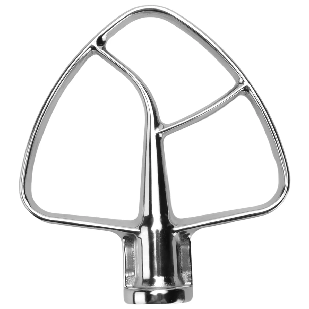 Batedor plano de aço inoxidável para Kitchen Aid, Tilt-Stand Mixer Anexos, Baking Acessório, 4.5 Qt - 5 Qt