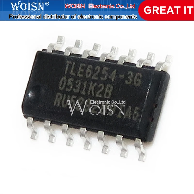 Piezas de 10 TLE6254-3G, TLE6254 SOP-14
