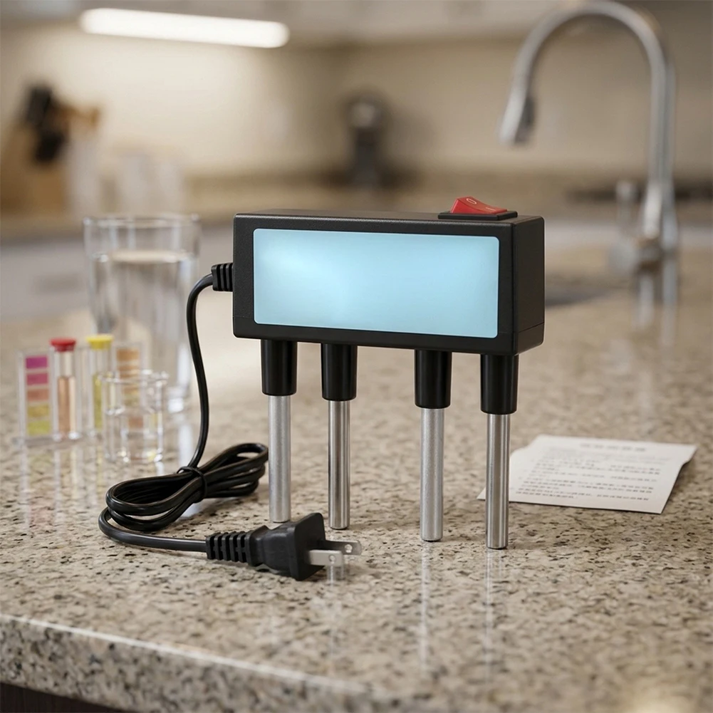 Water Electrolyzer Device for Electrolysis Reaction Observation and Tap Water Status Determination Using Visual Color Guide