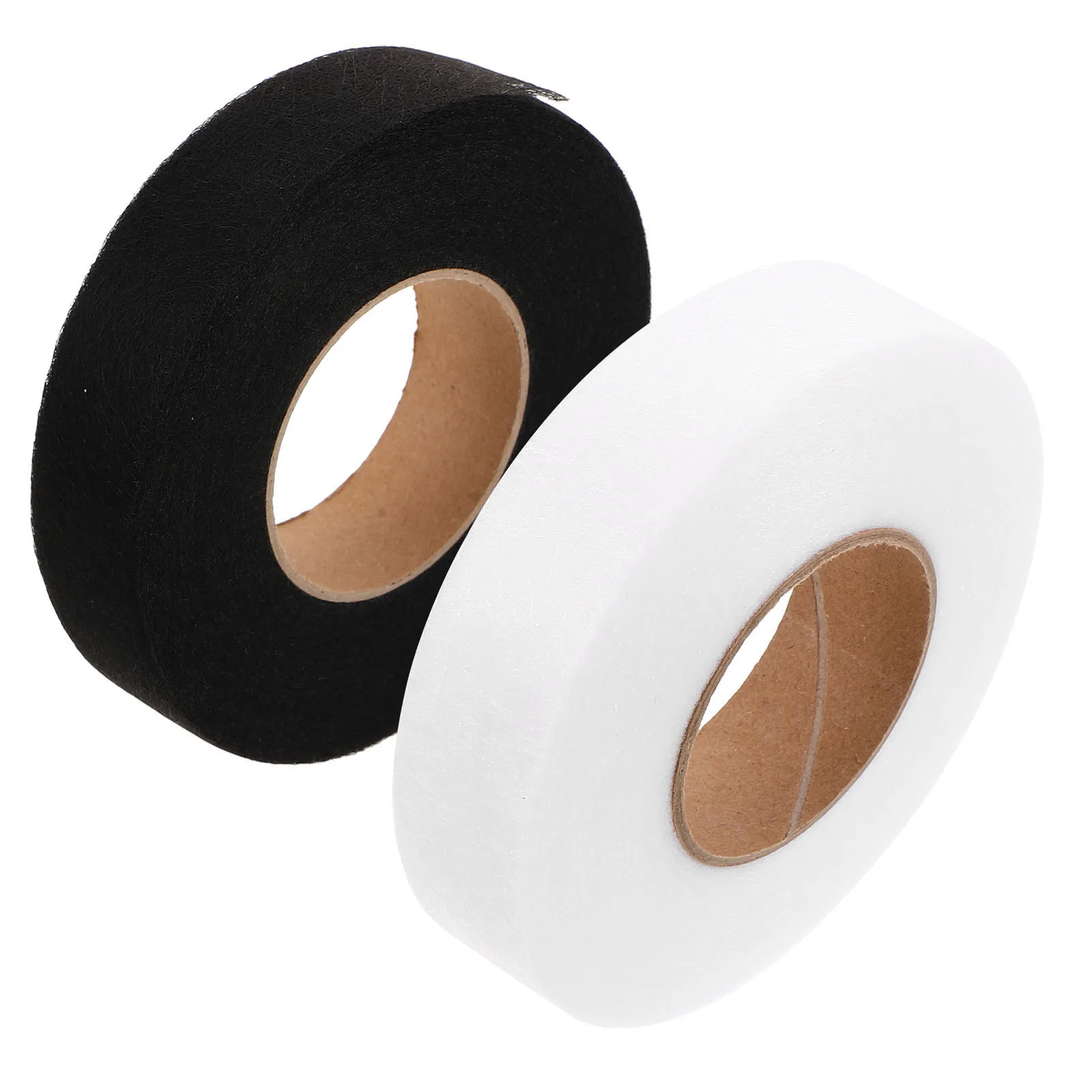 

4 Rolls Fusible Interfacing Tape Iron-On Non-Woven Heat-Activated Adhesive For Quick Fabric Bonding Clothing Repair Diy Projects