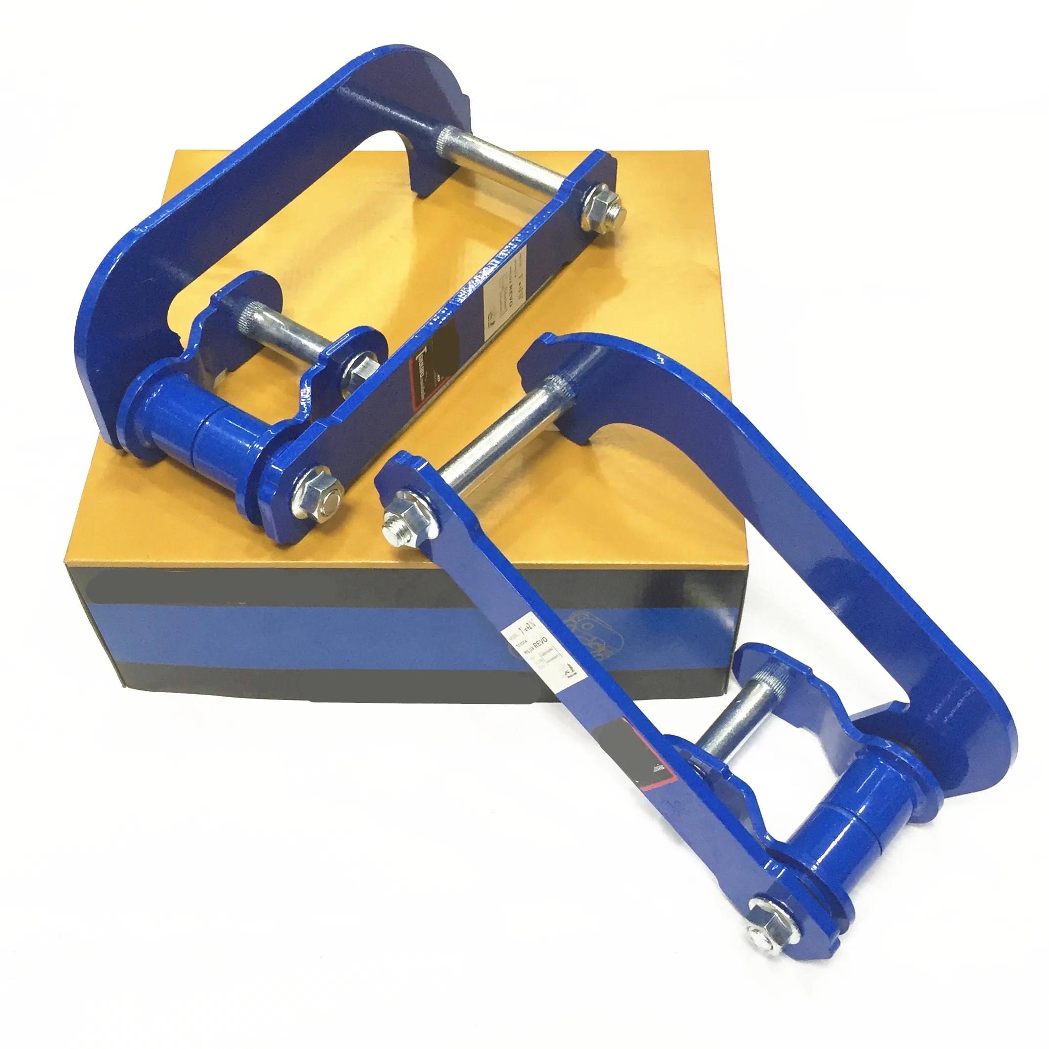 4X4 SUSPENSION KIT Rear Leaf Spring Alloy Comfort G-Shackles for HILUX REVO 2.8/Rocco 2015-2026 Greaseable 1-2" Lift Kit
