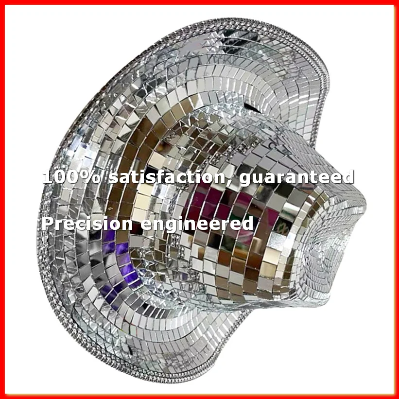 

Disco Ball Hat, Sparkly Glitter Space Cowgirl Hat, Mirror Ball Hat for Women Men for Accessories-A79M