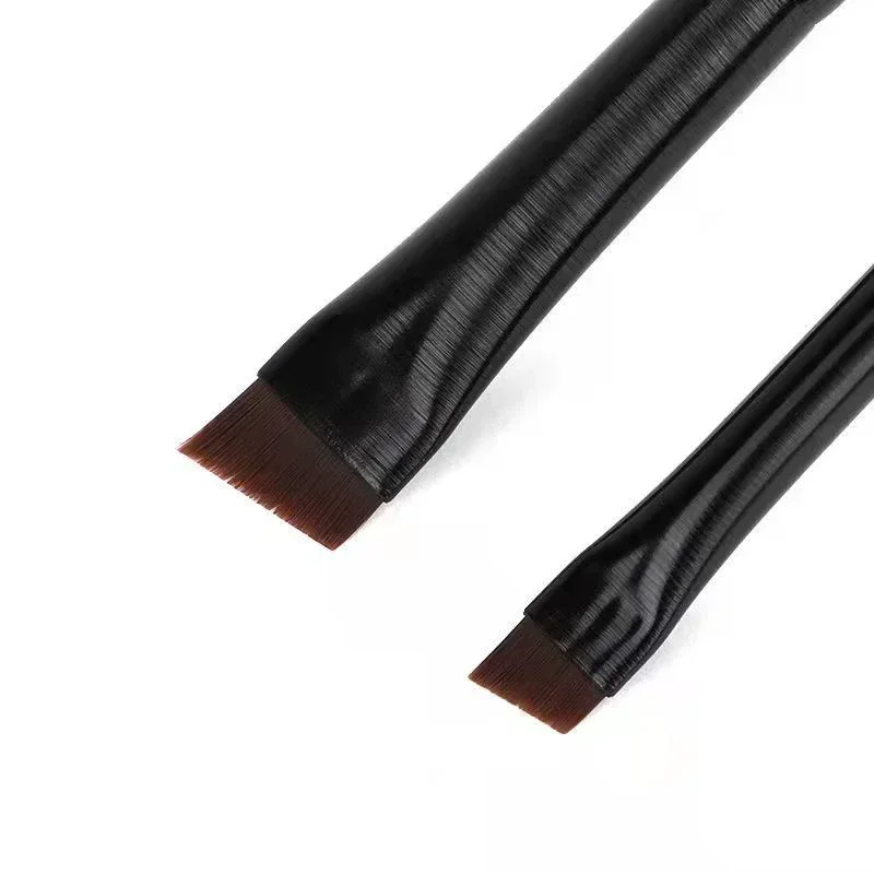 New Eyebrow Contour Brush Eyebrow Eyeliner Brushes Portable Small Angle Eyebrow Brush Blade Eyeliner Brush Female Makeup Tools