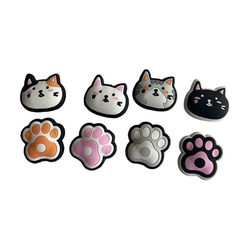 2pcs Cat Claw Racket Shock Absorber Wall Racket Shock Absorber Cartoon Silicone Tennis Dampener Vibrador Tênis Anti Vibração