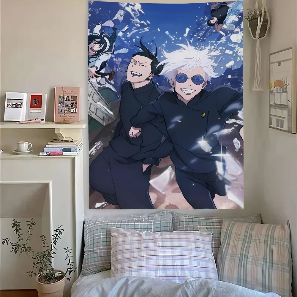 

Japanese Anime Fantasy Jujutsu KaisensS Tapestry Perfect For Home&Living Bedroom Decor Wall Art Backdrop Banner