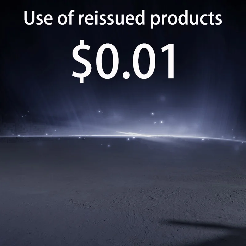 $0.01 Use of reissued products Please contact customer service before purchasing
