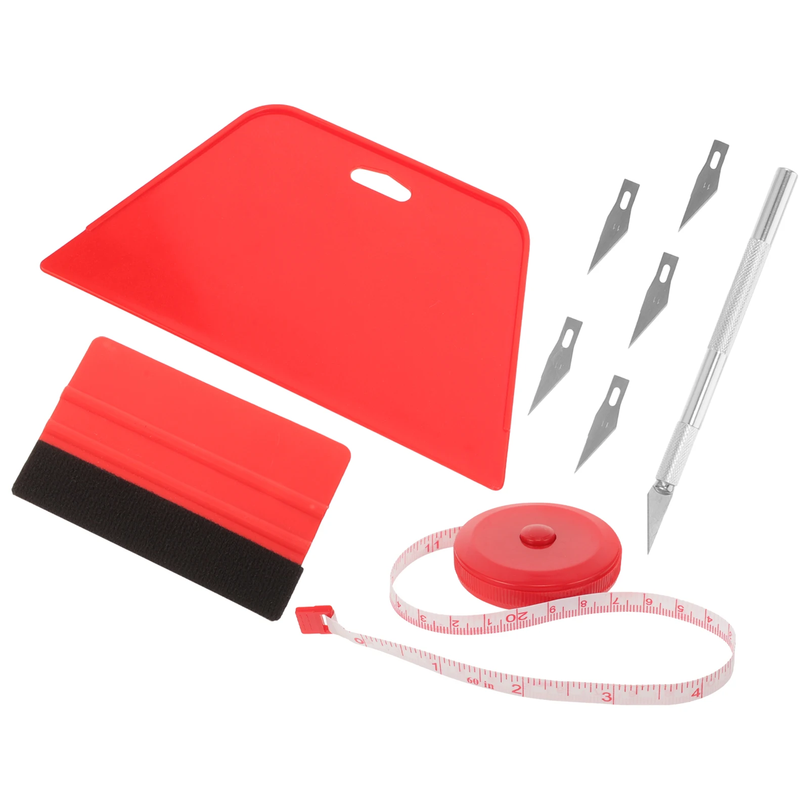 

1Set Car Wrap Film Tool Kit Wallpaper Smoothing Tool Durable Peel Stick Squeegee Scraper Application Tools for Wallpaper and