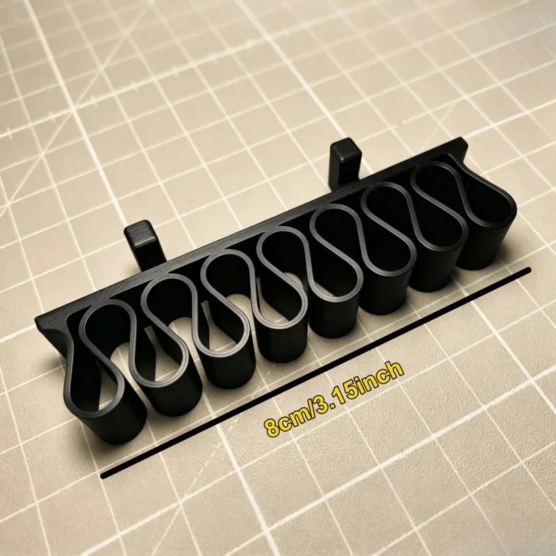 Skadis Pegboard Cable Management Clip Wall Mount Wire Holder Slotted Panel Charging Cord Storage Desktop Cable Rack