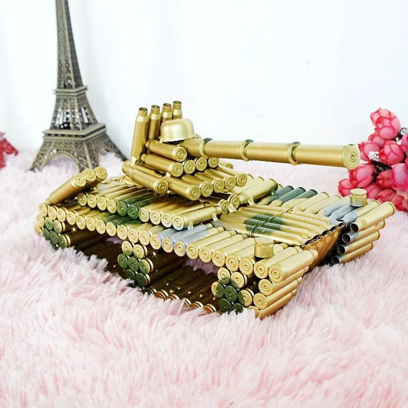 Ironwork Miniatures Modern Simple Commemorate Miniatures Birthday Commemorate Present Tank Model Room Decoration Accessories