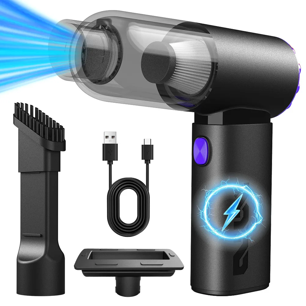 

Car Vacuum Cleaner Portable Handheld Wireless Brushless Motor Turbo Fan Cleaning Machine Powerful Air Duster for Home Appliance