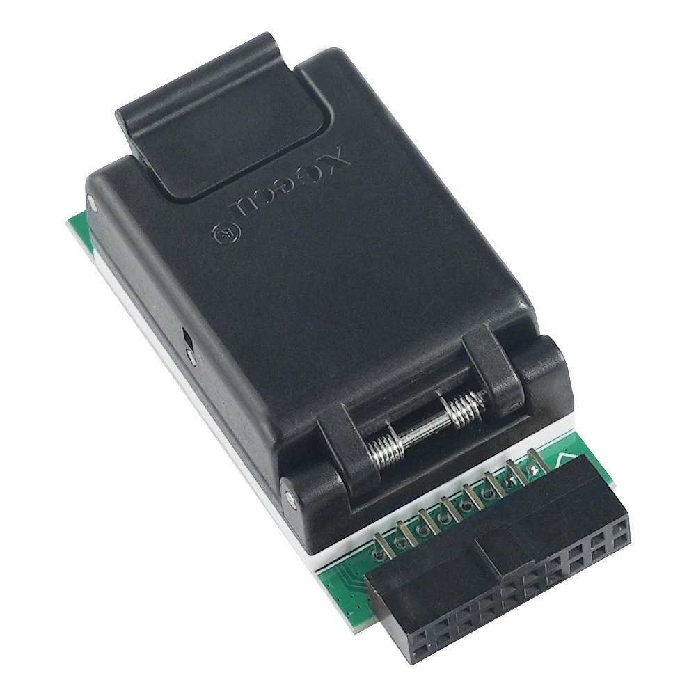 Imagem -02 - Soquete Adaptador para Programador T48 Suporte de Sonda de Cabeça Dupla Contato Confiável Xgecu Emmc Bga221 Bga153 169 Bga100 Bga162 V2.0 Novo