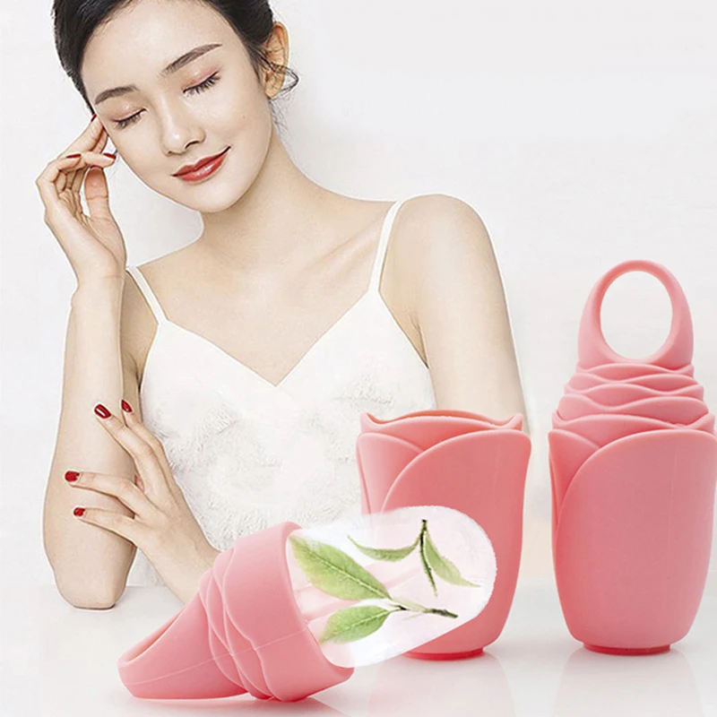 

1 шт., уход за кожей, косметический лифтинг, контурный инструмент, силиконовые лотки для кубиков льда, ледяной шар, ледяные шарики, массажер для лица, ролик для лица, уменьшение прыщей