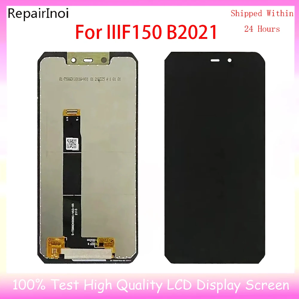 100% Tested LCD Display For IIIF150 Raptor R2022 H2022 B2021 LCD Display Touch Screen Sensor Panel Assembly Replacement Part