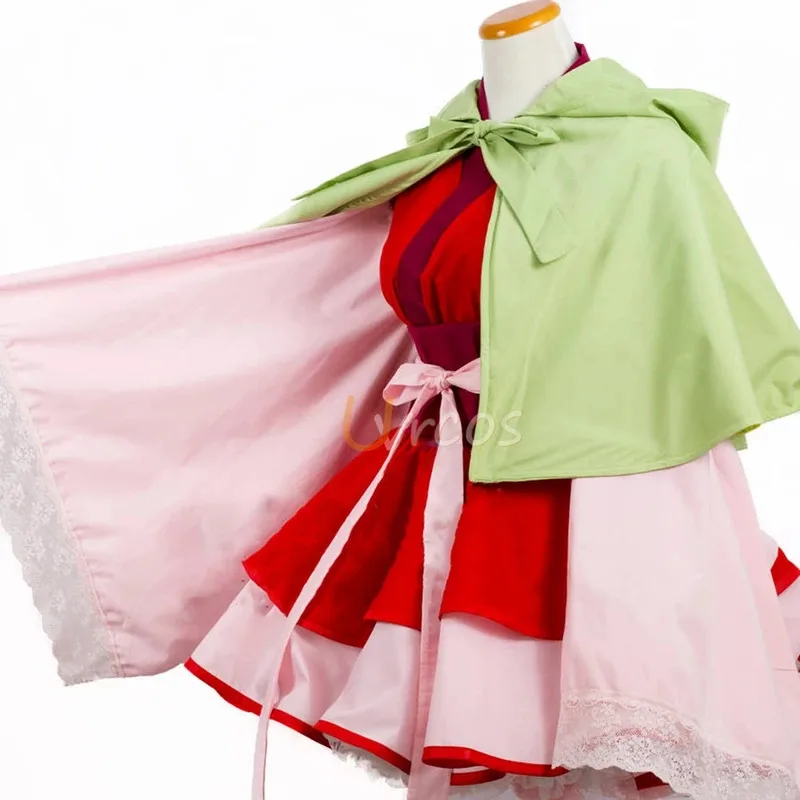 

ff34Anime Akatsuki no Yona of the Dawn, кимоно принцессы Лолиты, платье, плащ, женский костюм для косплея, наряды на Хэллоуин