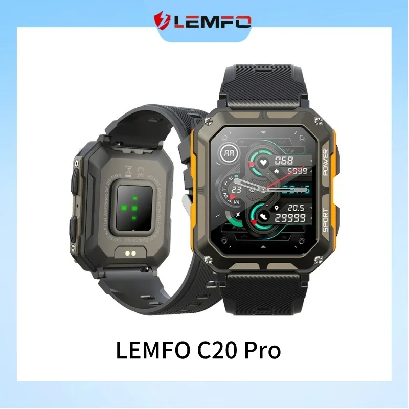 

LEMFO C20 PRO Smart Watch IP68 Waterproof Watches Fitness Sports Watches Watch For Men HD Bluetooth Call For Xiaomi Phone