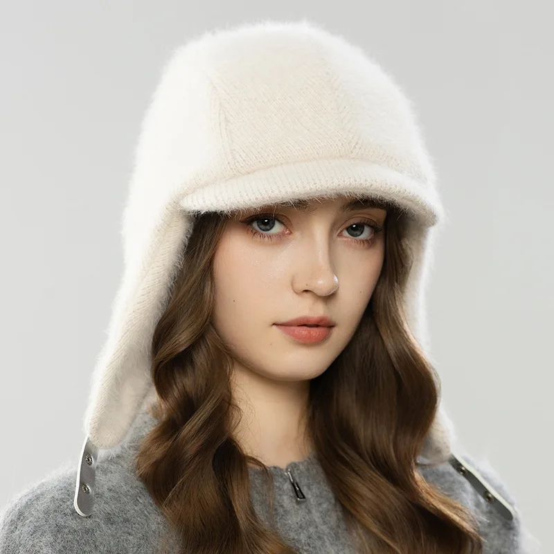 Fluffy Fur Bucket Hat for Women Plush Fisherman Hat Warm Women's Winter Hat Thicken Cold Snowy Day Panama Cap Chrismas Gifts