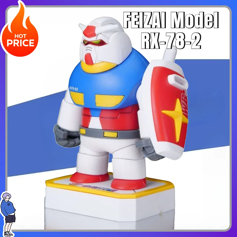 

In Stock FEIZAI Model RX-78-2 Middle-aged Magnetic Attraction Assembly Model Kits Anime Action Figure Robot Plastic Model Toys