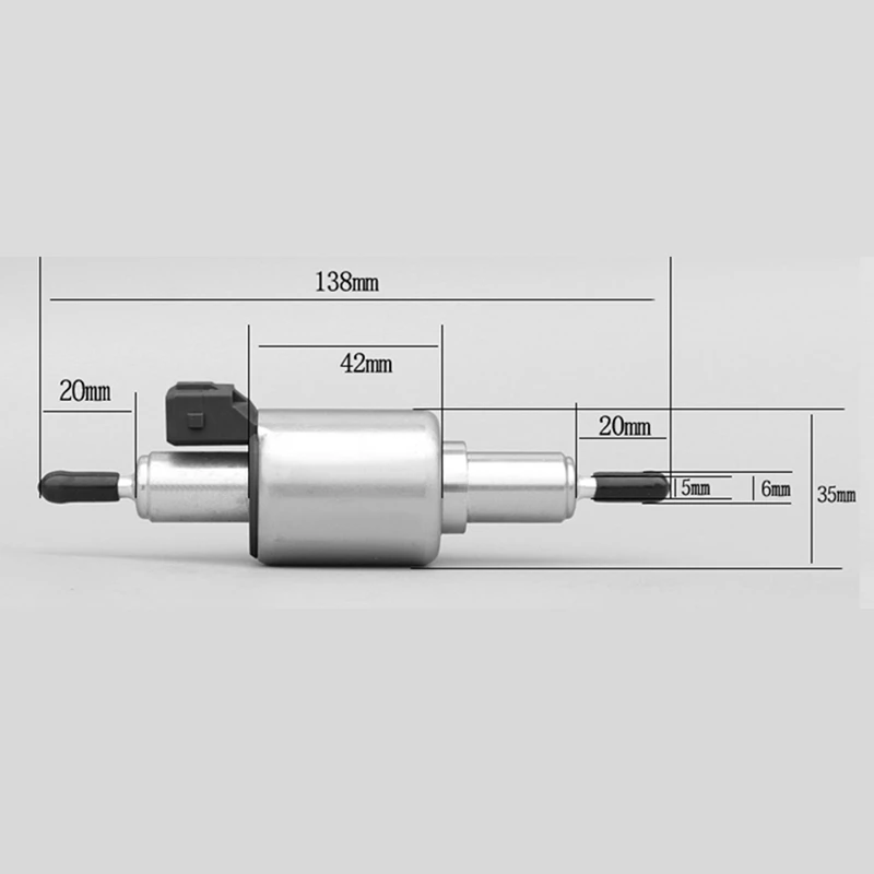 2X Fuel Pump 12V 22ML For Webasto 5Kw 8Kw Heaters For Truck Oil Fuel Pump Air Parking Heater Pulse Metering 22ML