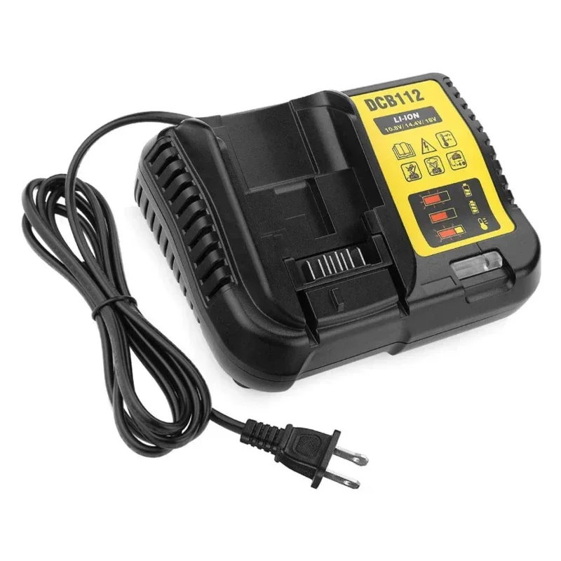 Ładowarka DCB112 do baterii Dewalt 10.8V 12V 14.4V 18V 20V DCB200 DCB101 DCB115 DCB107 DCB105 DCB140 & DCB112