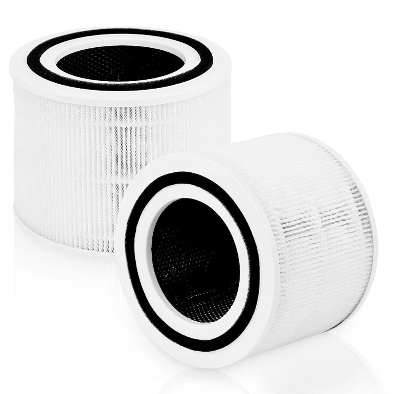 2 Pieces HEPA Filter Cartridge Filtration Air Purifier Filter Replacement Filter Drop Shipping