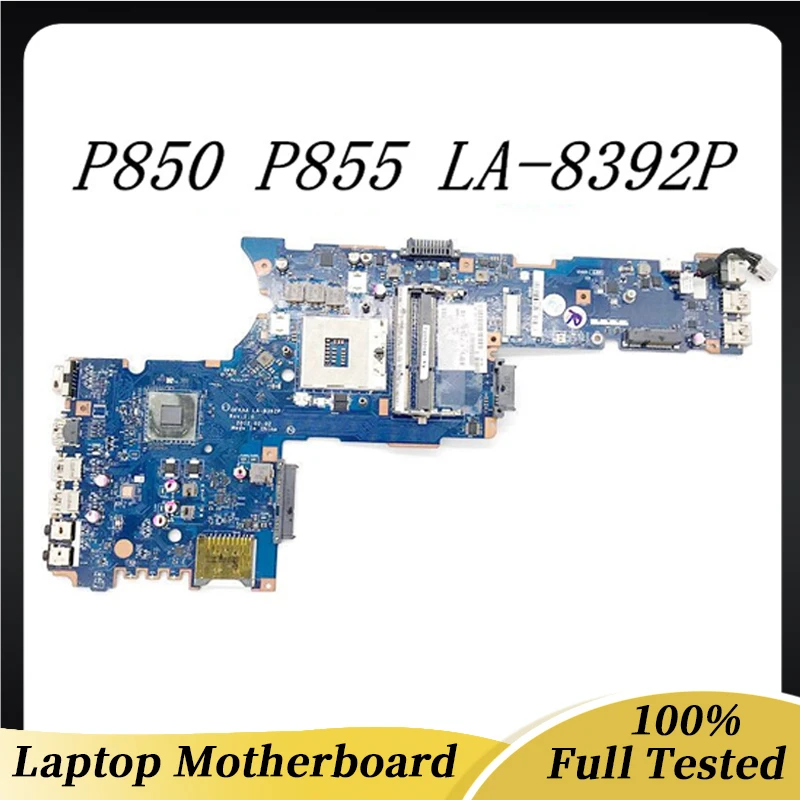 QFKAA LA-8392P High Quality Mainboard For TOSHIBA Satellite P850 P855 K000135160 Laptop Motherboard HM77 UMA DDR3 100% Tested OK