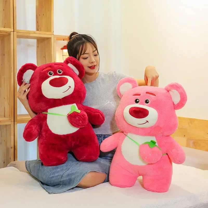 65CM Super Big Size Disney Cartoon Schattige Pluche Rugzak Lotso Knuffeldier Kussen Knuffels Kinderen Kerst Verjaardagscadeau