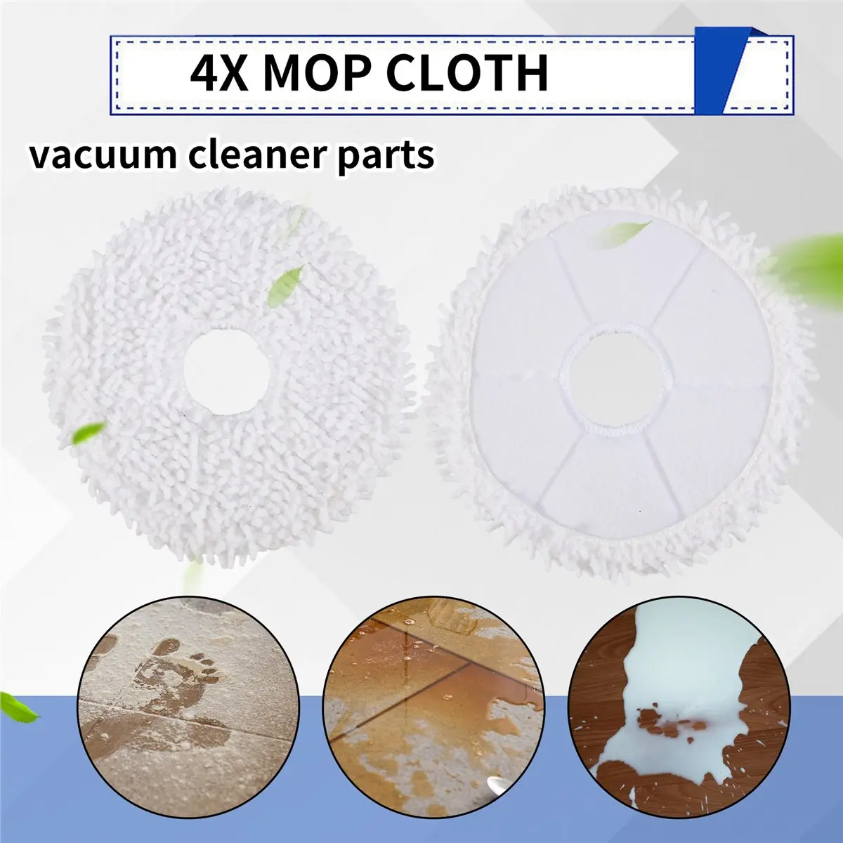 #20Z for Midea V12 Robot Vacuum Cleaner Side Brush Mop Filter Dust bag,Sweeper accessories,(Plastic)