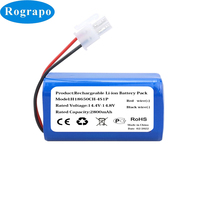 14.4V 2800mAh/3400mAh Battery For DIBEA V780 V780S V750 D960 GT9 GT200 GT100 TF100 , For Dibea iBOT i-900 Hybrid Sweeping Robot