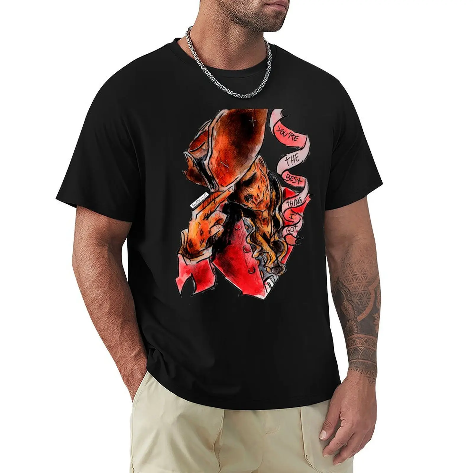 Sweetest Hancock T-Shirt Breathable Basic Cotton T-Shirt