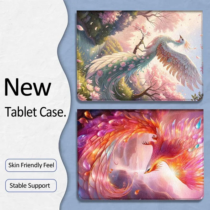 

Art Bird Peacock Color For Xiaoxin Lenovo Tab P12 Extreme Legion Y900 Idea Pro GT 12.1 2025 Foldable Tablet Case Gift