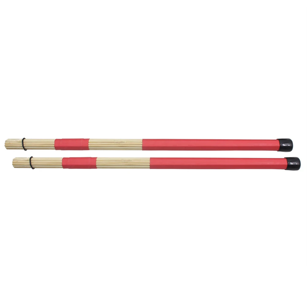 

2pcs Bamboo Drumsticks Rack Drums Durable Wooden Sticks Lightweight Portable Resistant Comfortable For Youth Bands Drummer Jazz