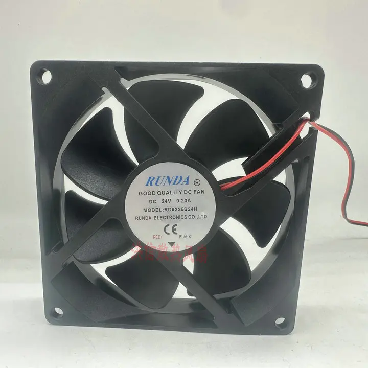 

RUNDA RD9225S24H DC 24V 0.23A 90x90x25mm 2-Wire 90mm Cooling Fan