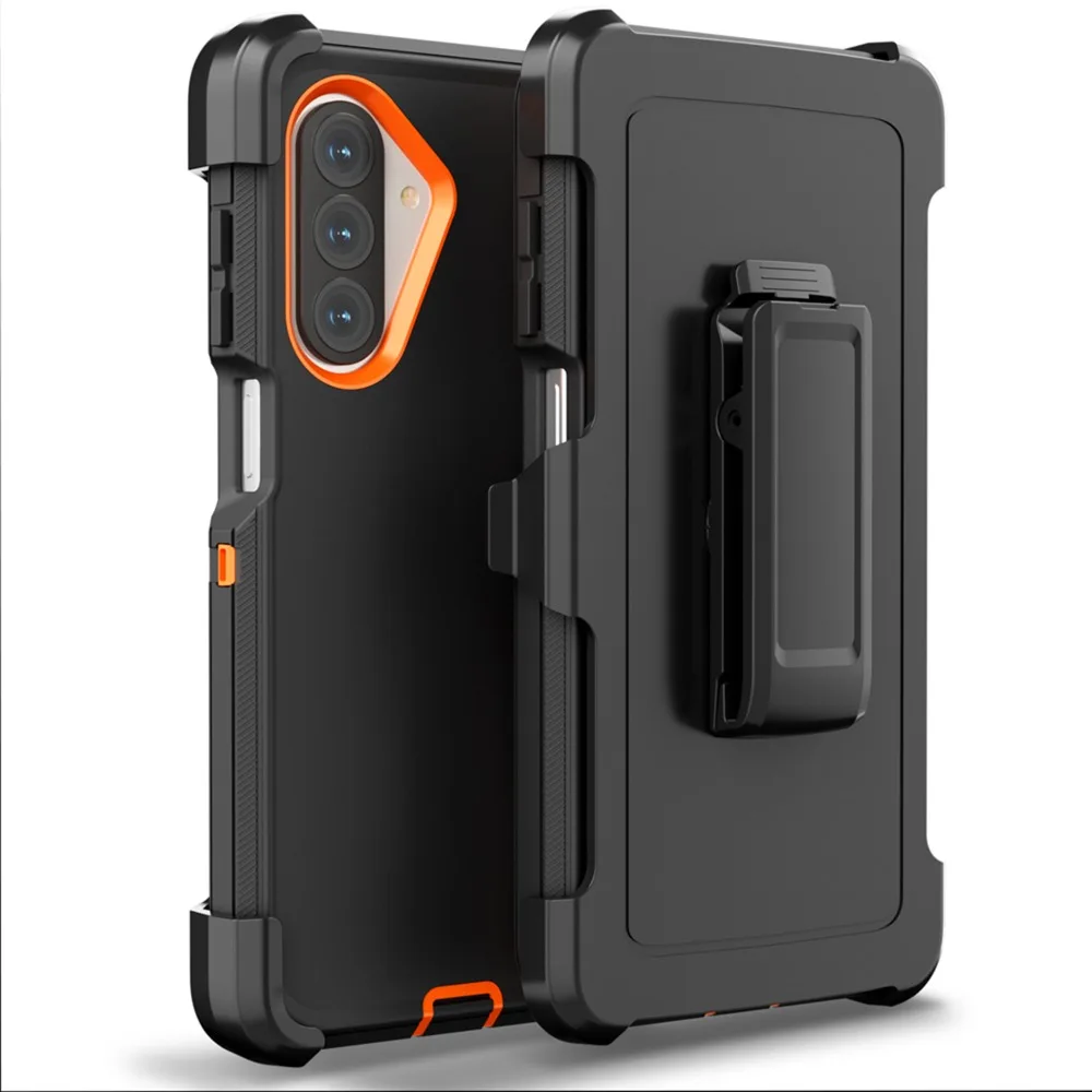 Militärische stoßfeste Defender-Handyhülle für Samsung Galaxy A37 A17 A07 A56 A36 A26 A16 A55 A35 Robuste OTT-Schutzhülle mit Clip – Detail 2