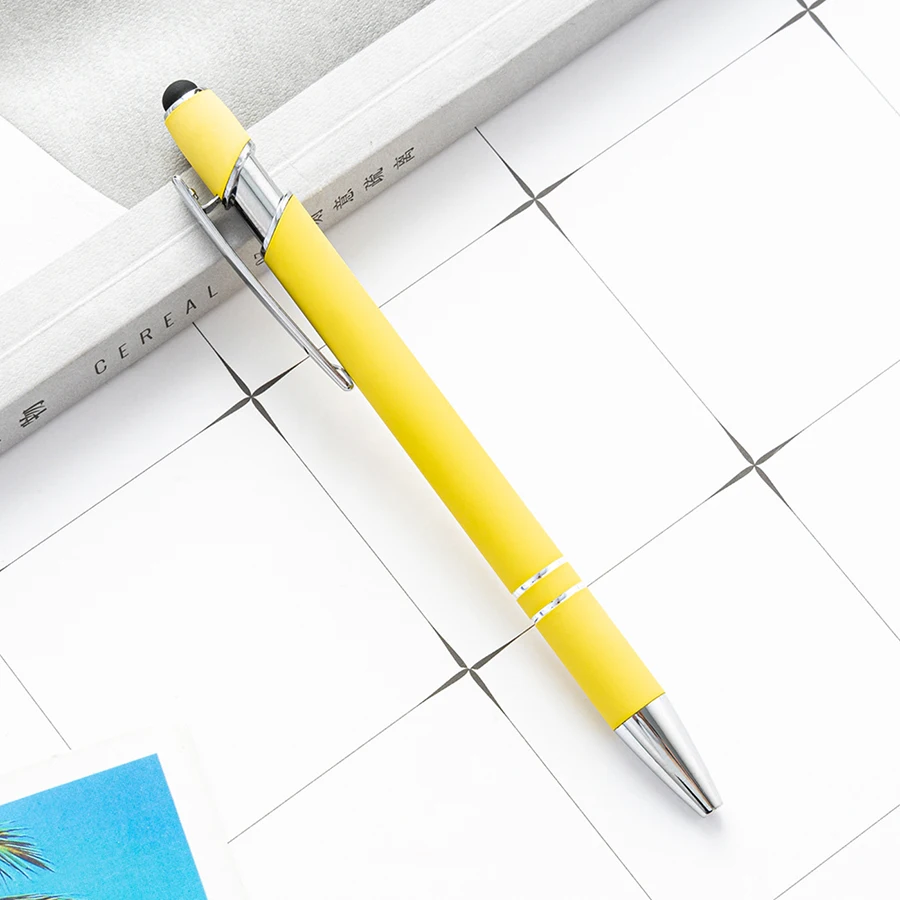 3/5Pcs Mehrfarbige Hohe Qualität Presse Stift Nette Metall Kugelschreiber Kapazitive Touch Schreibwaren Schule Bürobedarf – Detail 18