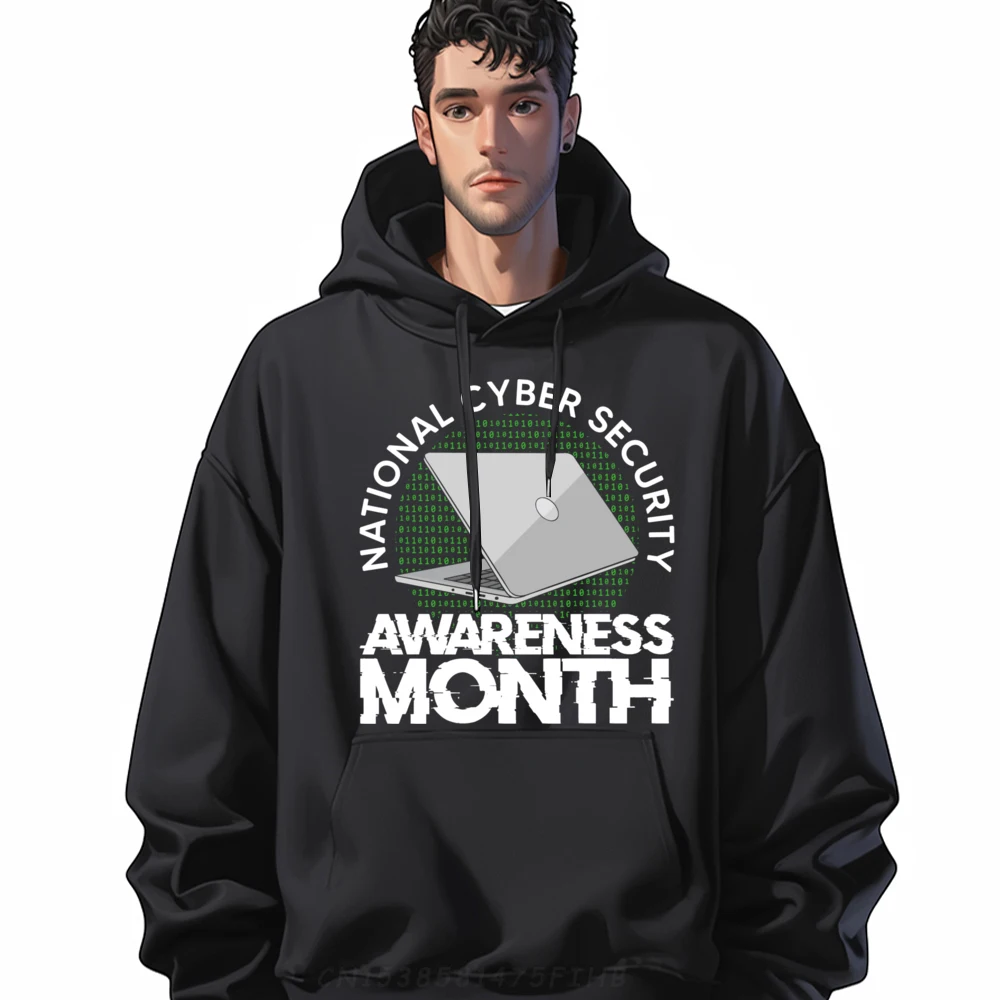 Computer Programmer Programming Cyber Security Month Funny Sweatshirts Oversized Hoodies Printed On