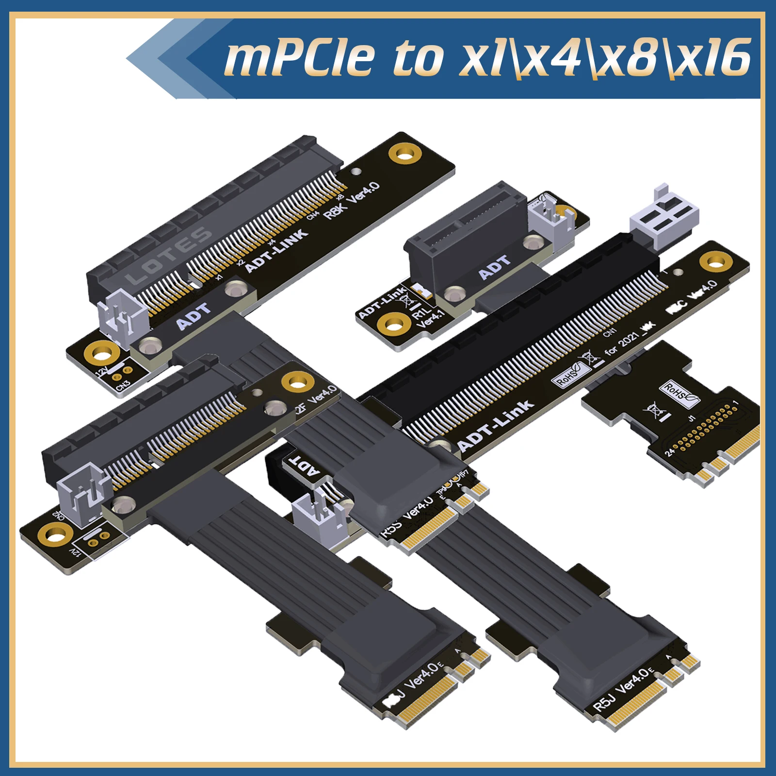 

Конвертер M.2 Key A.E-M.2 U.2 Mini-PCIe-индивидуальная поддержка длины провода, отличная производительность, оригинальный официальный