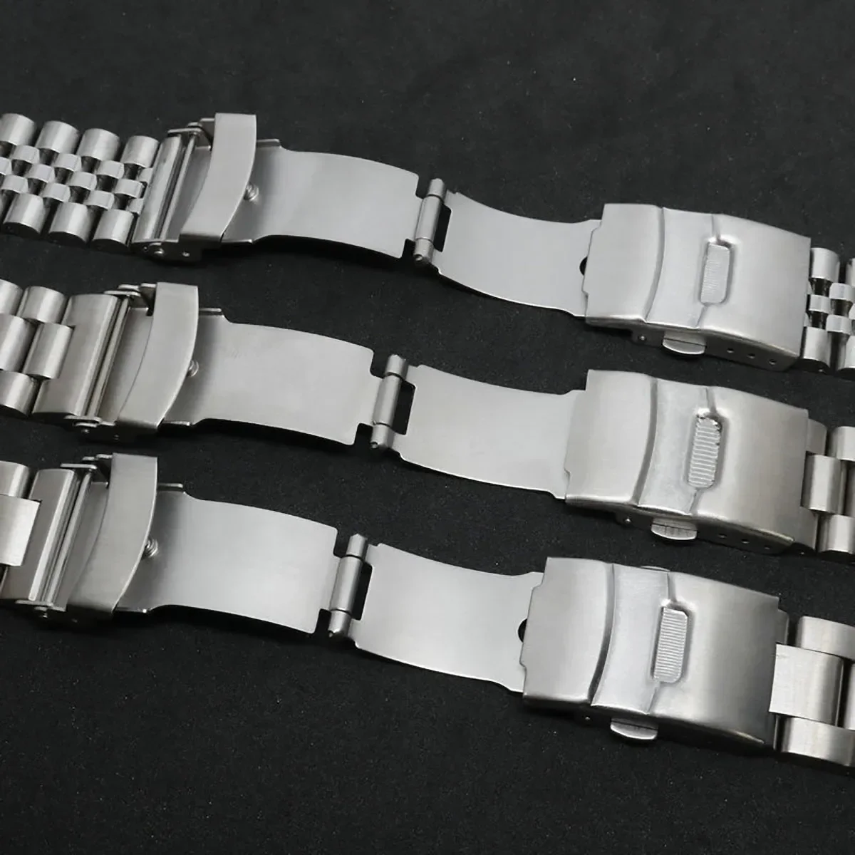 حزام منحني لـ Seiko الفاخرة الصلبة الفولاذ المقاوم للصدأ حزام (استيك) ساعة 18/19/20/21/22/24/26 مللي متر قوس نهاية حزام الرجال ساعة اكسسوارات 2027 #4