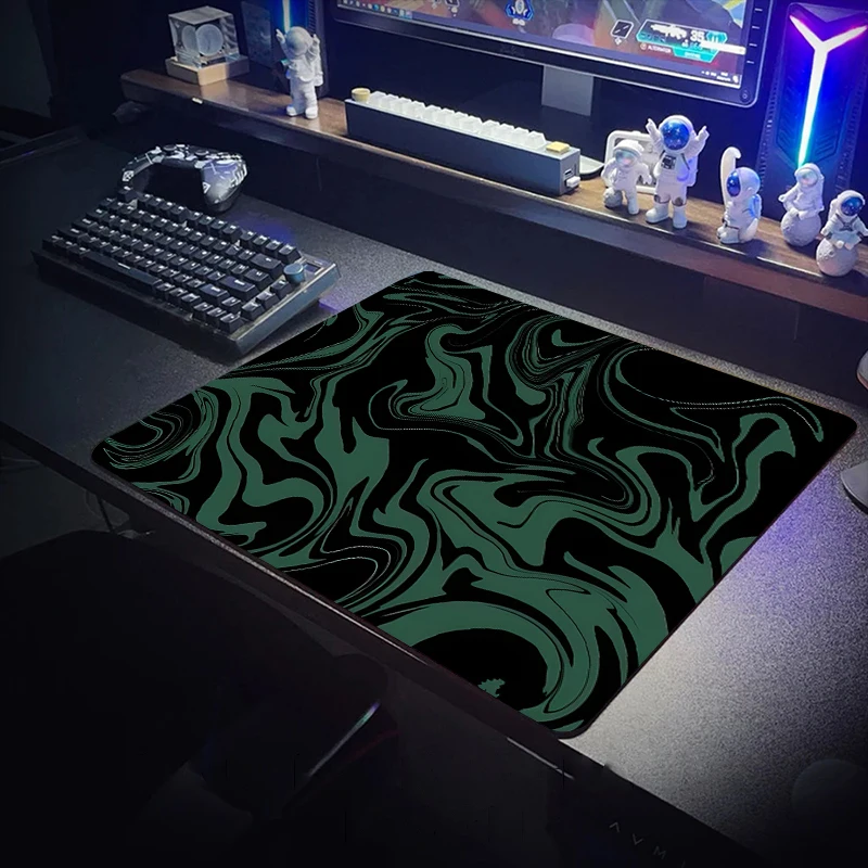 

Line Mouse Pad Gamer Accessory Notebook Gamer Computer Mat Aesthetic Office Carpet Table Cushion Mousepad 900x400 450x400 Rubber