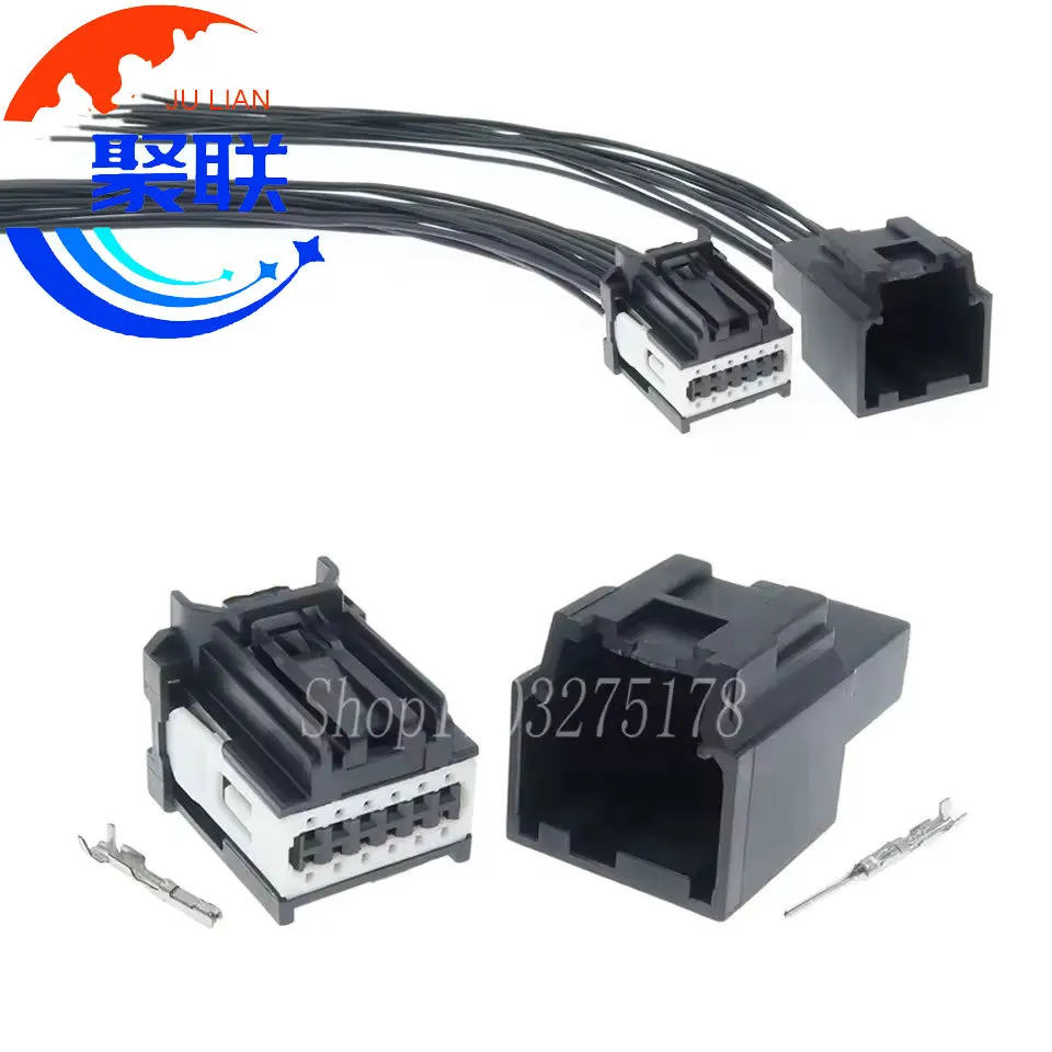 

1 комплект, 12 контактов 34729-0120 347290120 автомобильный радарный модуль, 12-контактный жгут проводов, разъем для Buick Cadillac, автомобильный кабельный разъем