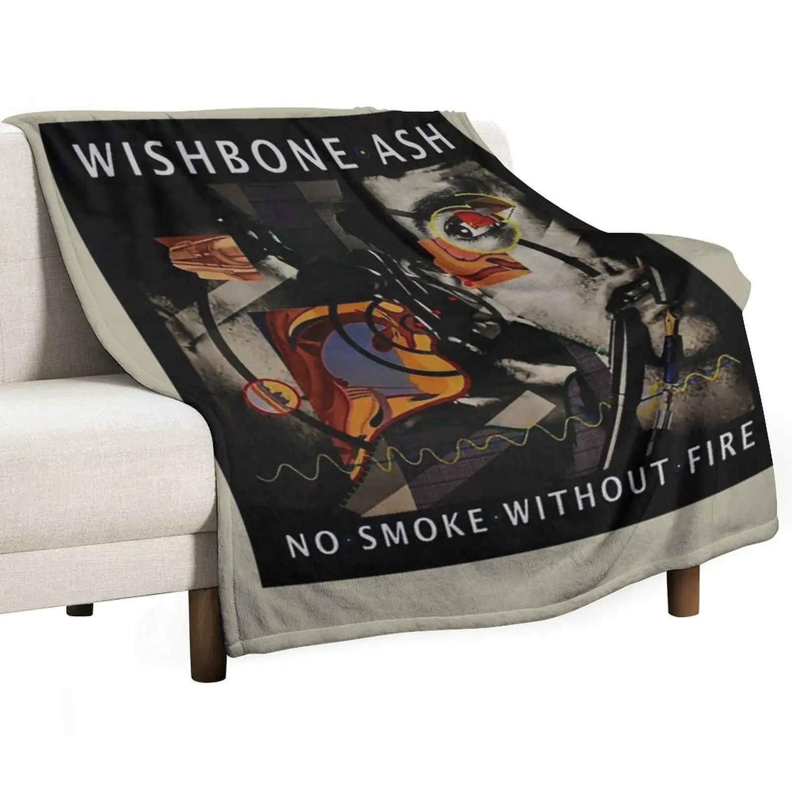 Wishbone Ash No Smoke Without Fire Throw Blanket Furrys Luxury Moving For Decorative Sofa Blankets