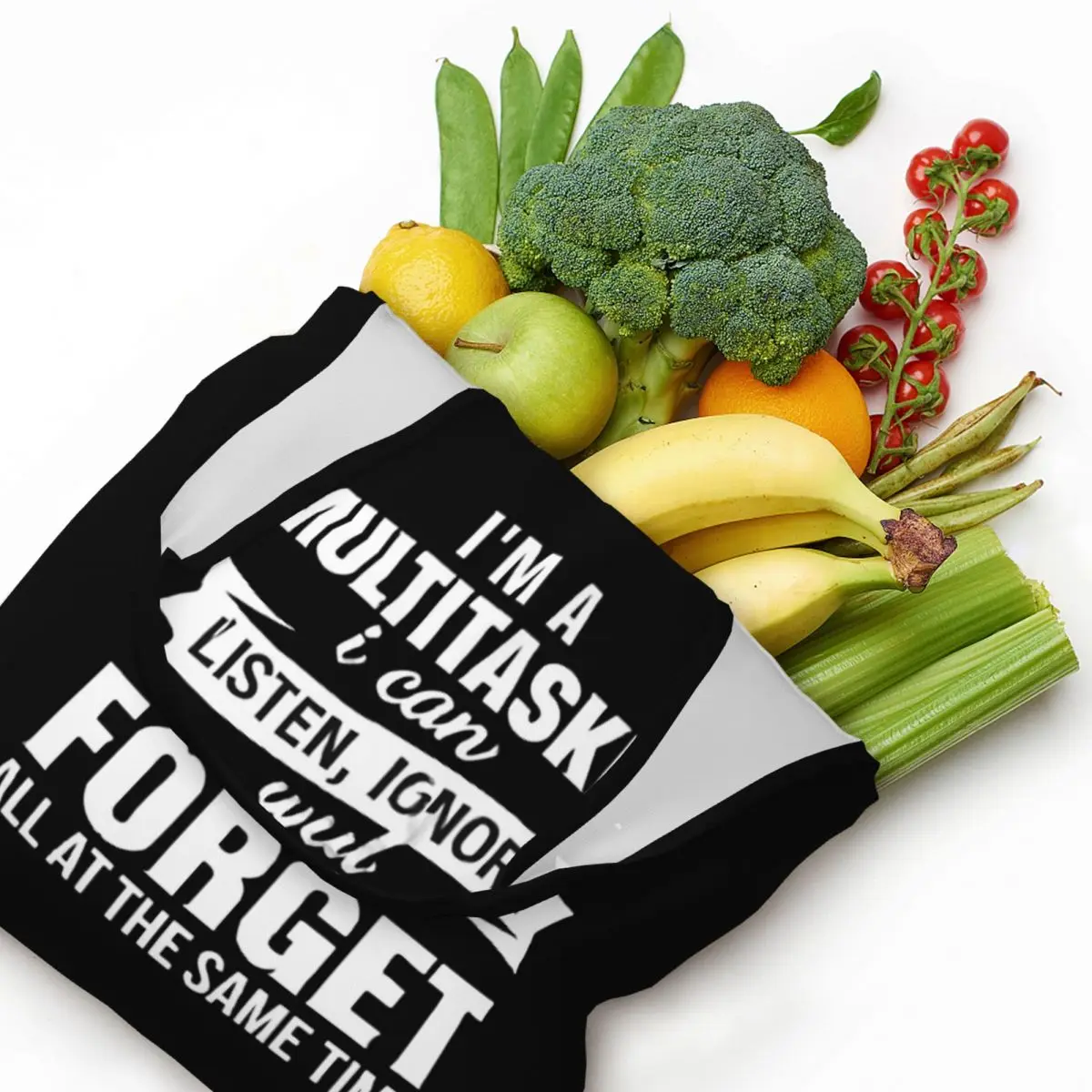 Master Of Multitasking Large Capacity Canvas Tote Bag Single Shoulder Work Commute Bag For Women Eco-Friendly Shopping Bag